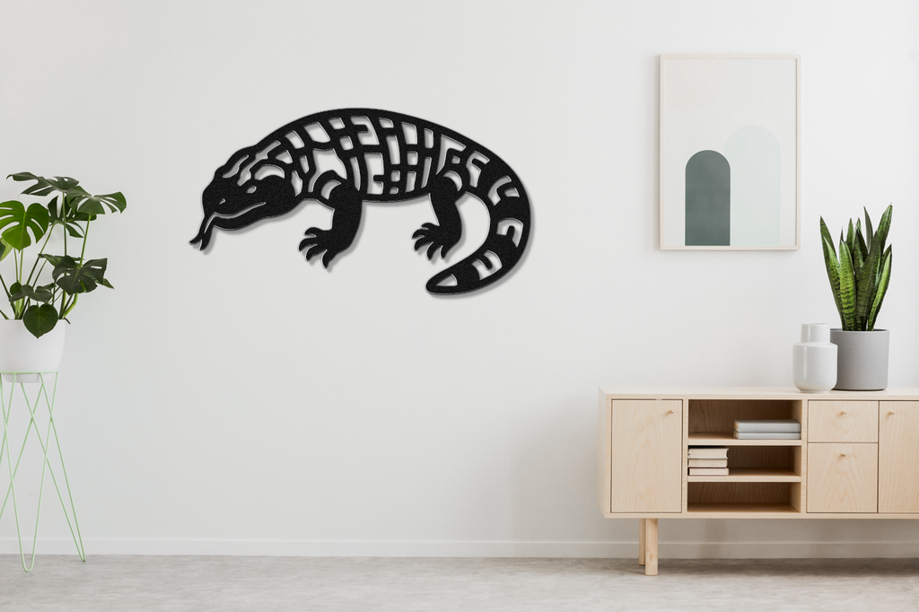 Gila Monster Metal Wall Art