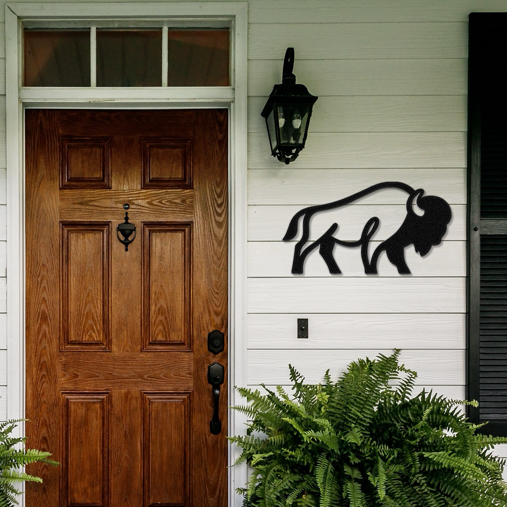 Buffalo Metal Wall Art