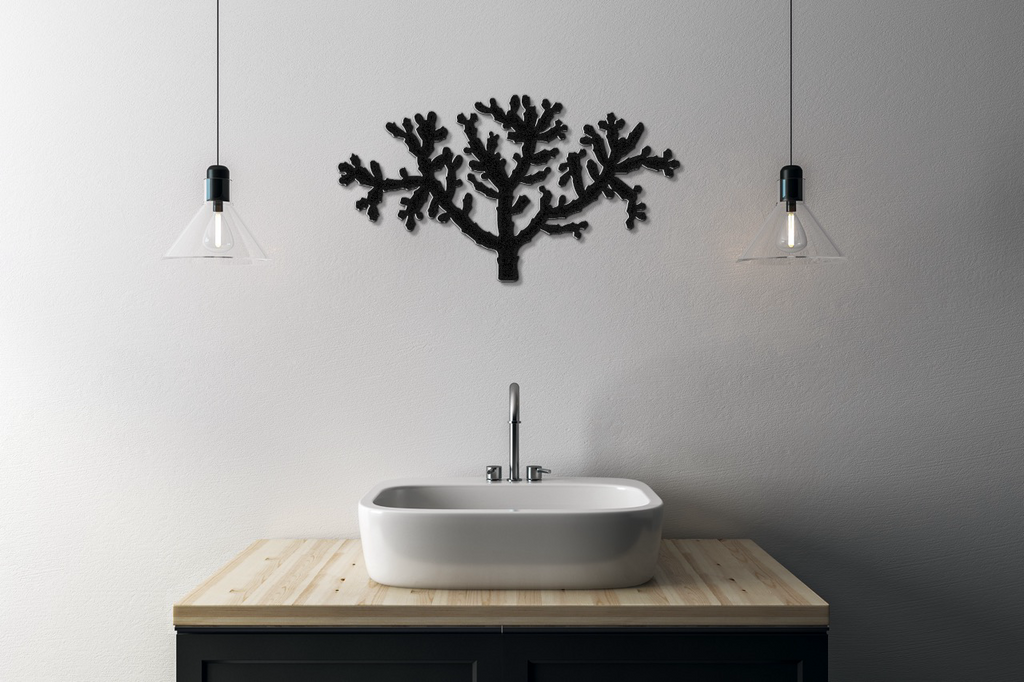 Cholla Cactus Metal Wall Art