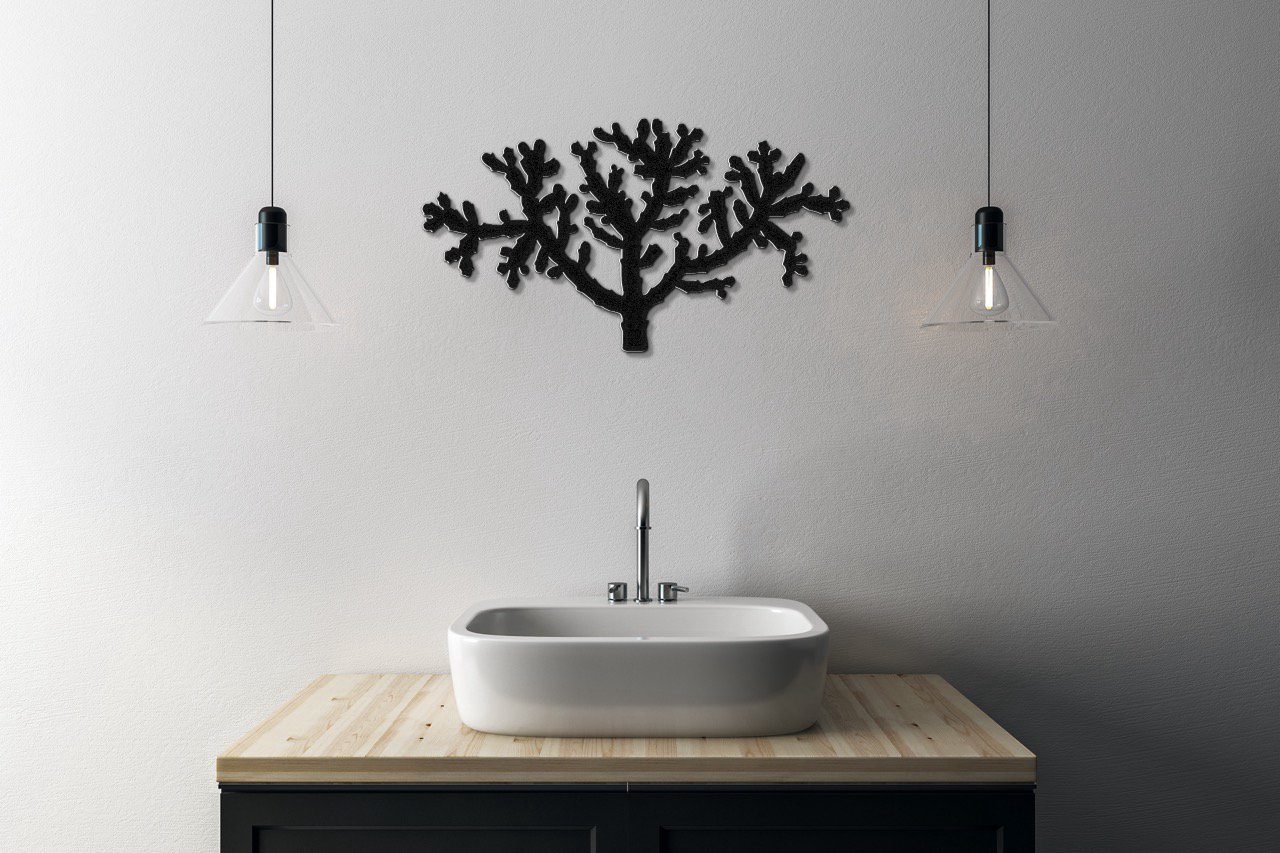 Cholla Cactus Metal Wall Art