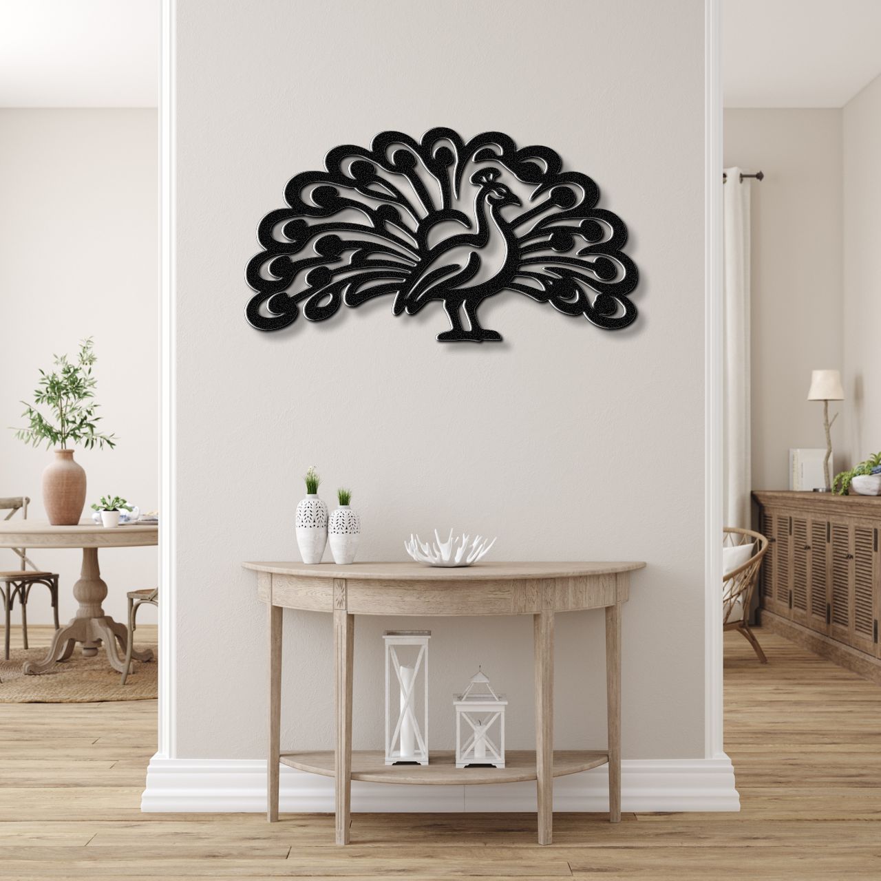 Peacock Metal Wall Art