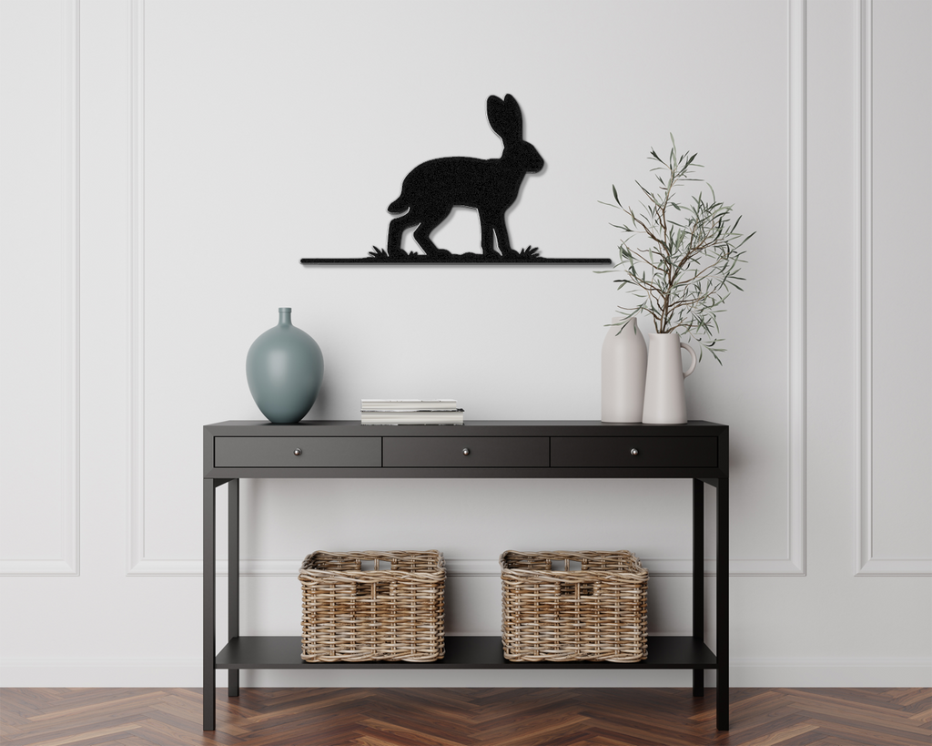 Jackrabbit Metal Wall Art