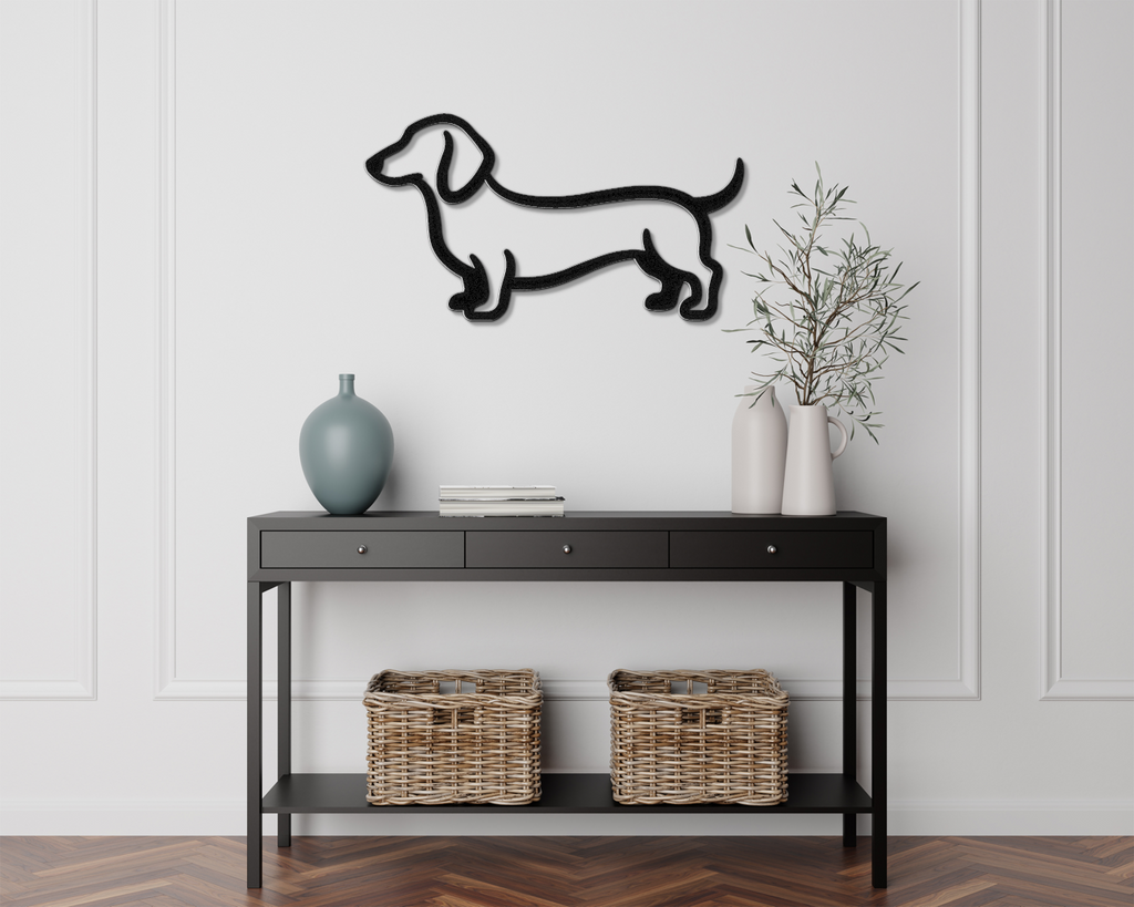 Dachshund Metal Wall Art