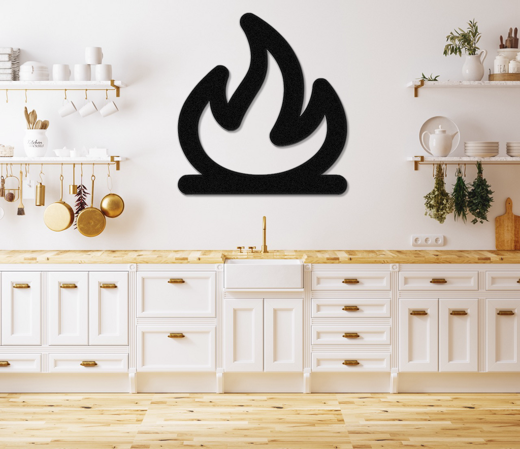 Campfire Metal Wall Art