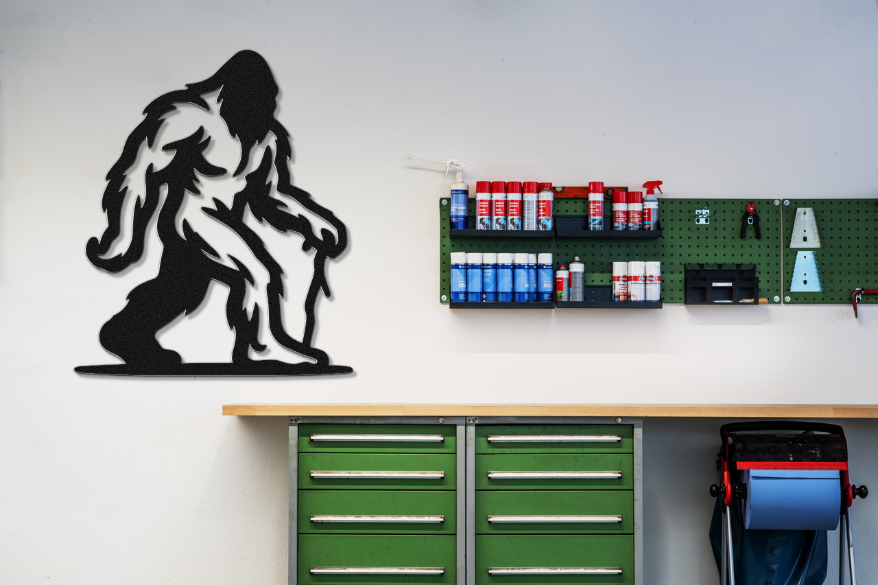 Bigfoot Metal Wall Art