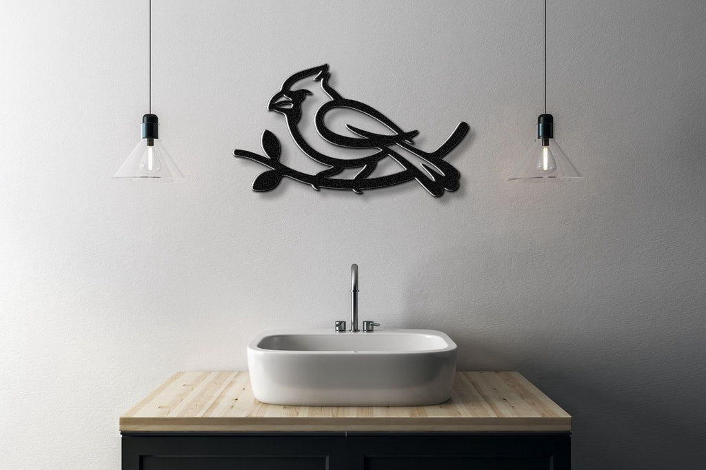 Cardinal Metal Wall Art