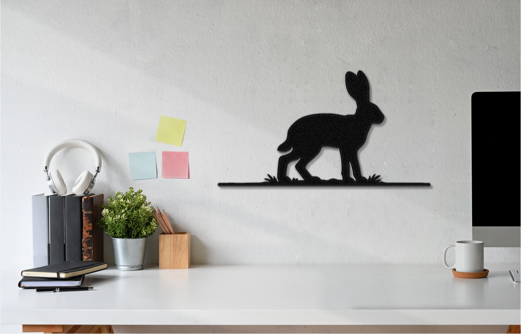 Jackrabbit Metal Wall Art