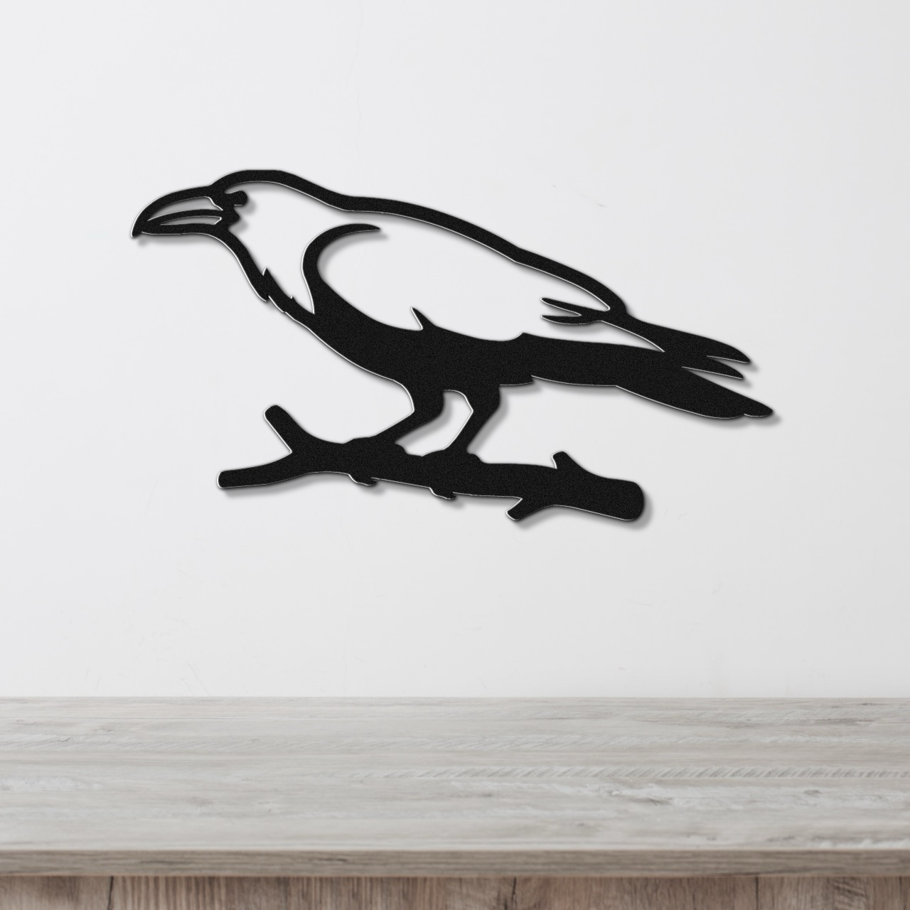 Raven Metal Wall Art