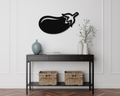 Eggplant Metal Wall Art