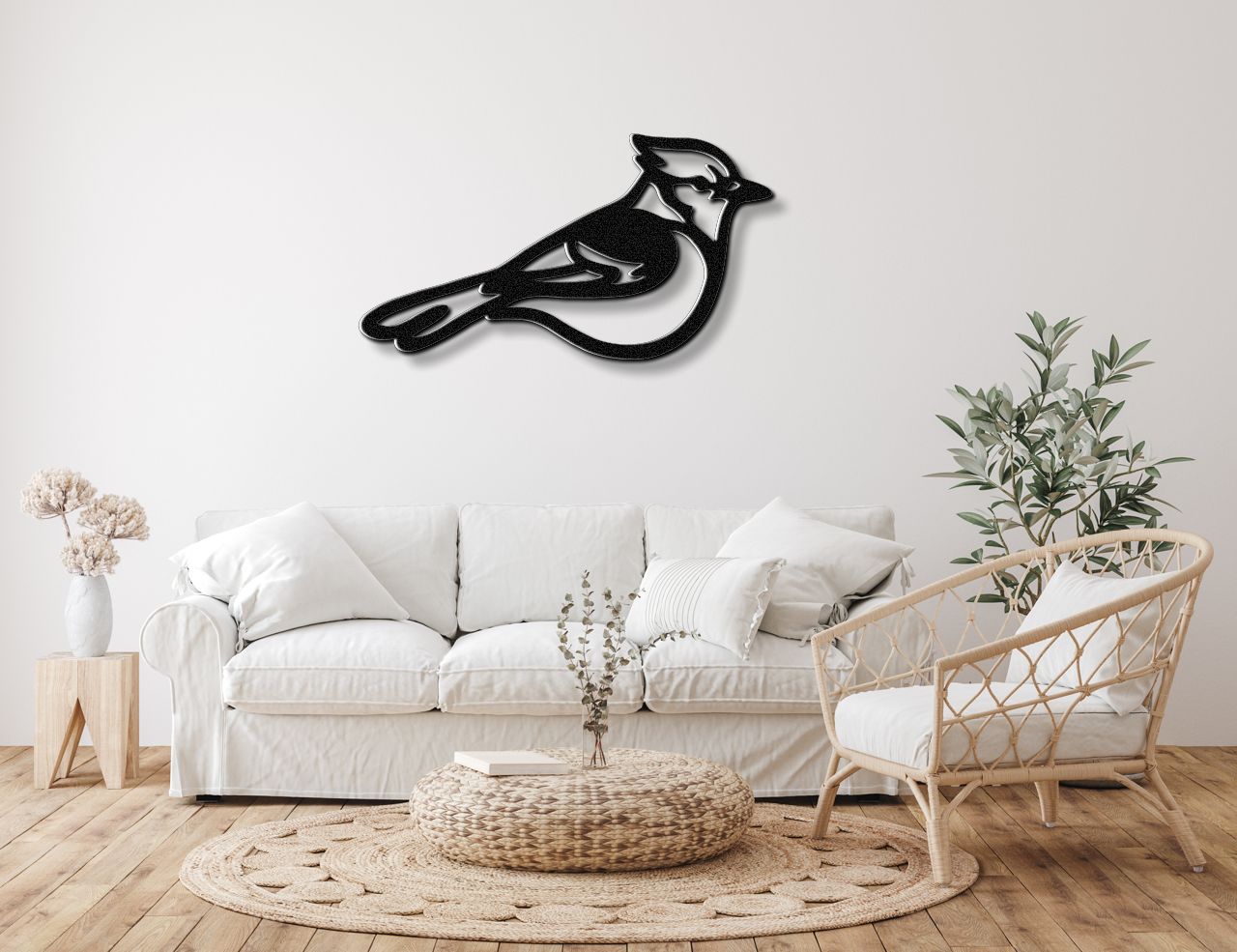 Blue Jay Metal Wall Art