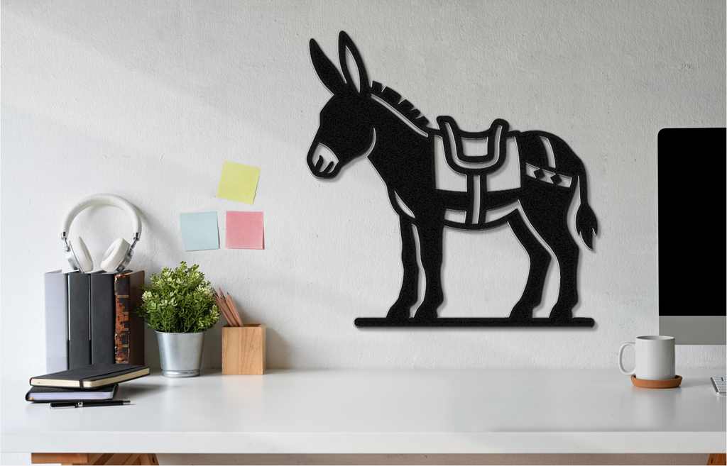 Burro Metal Wall Art