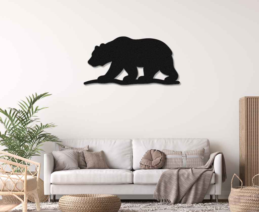 Bear Metal Wall Art