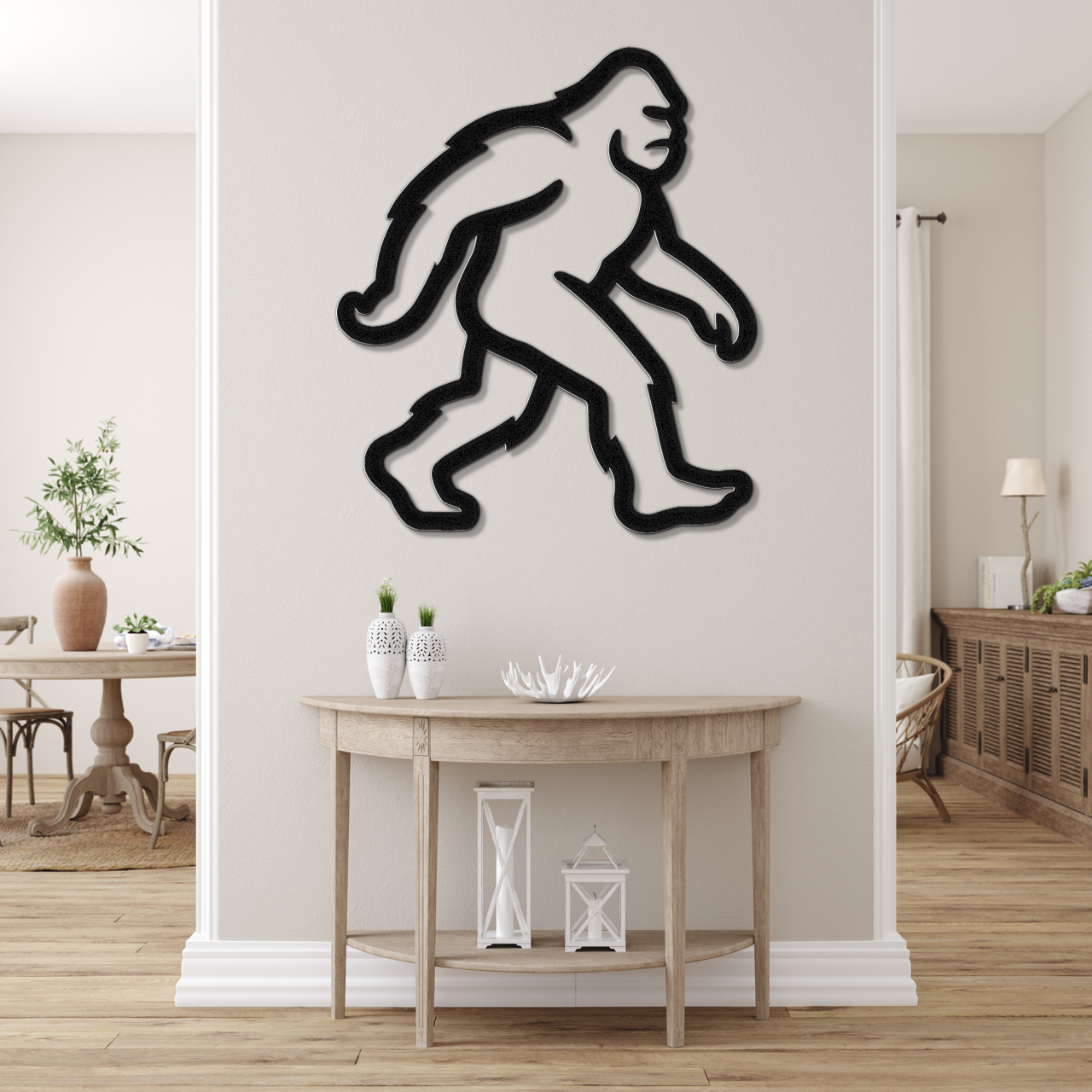 Bigfoot Metal Wall Art