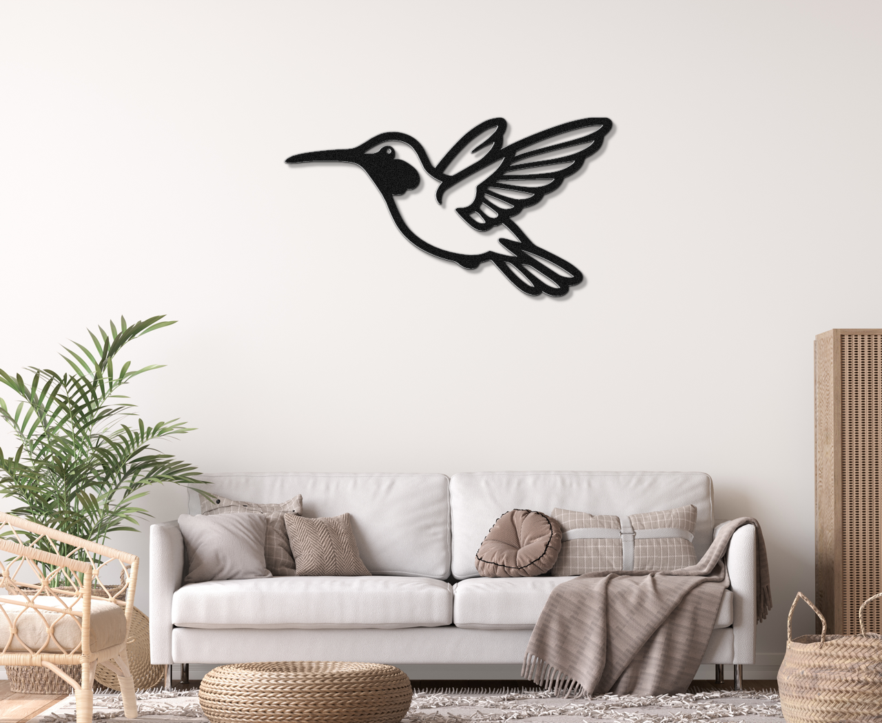 Hummingbird Metal Wall Art
