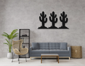 Saguaro Cactus Trio Metal Wall Art