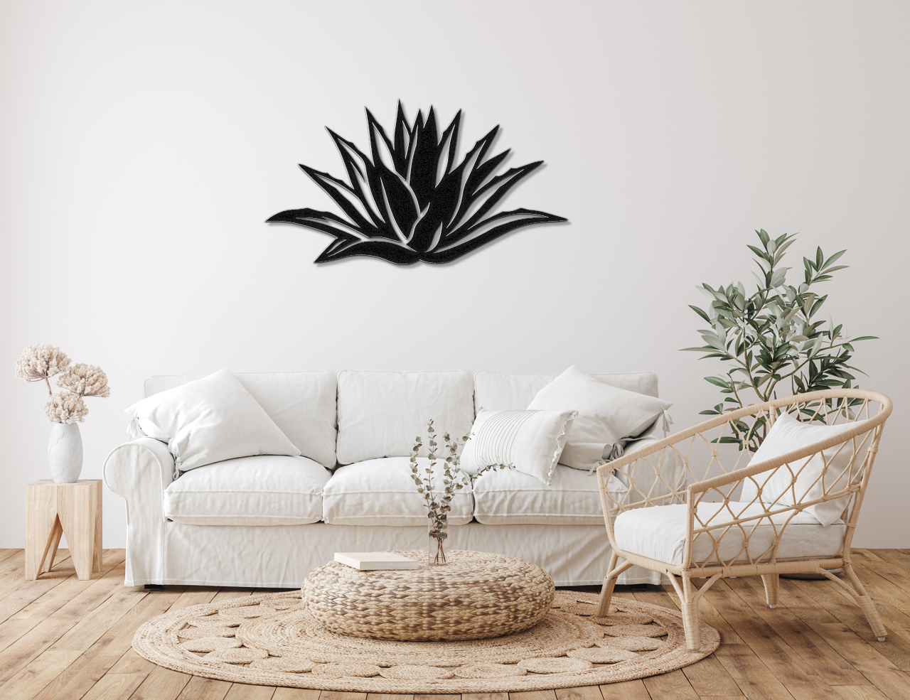 Agave Metal Wall Art