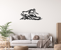 Snowboarding Metal Wall Art