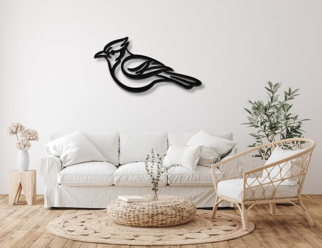 Blue Jay Metal Wall Art