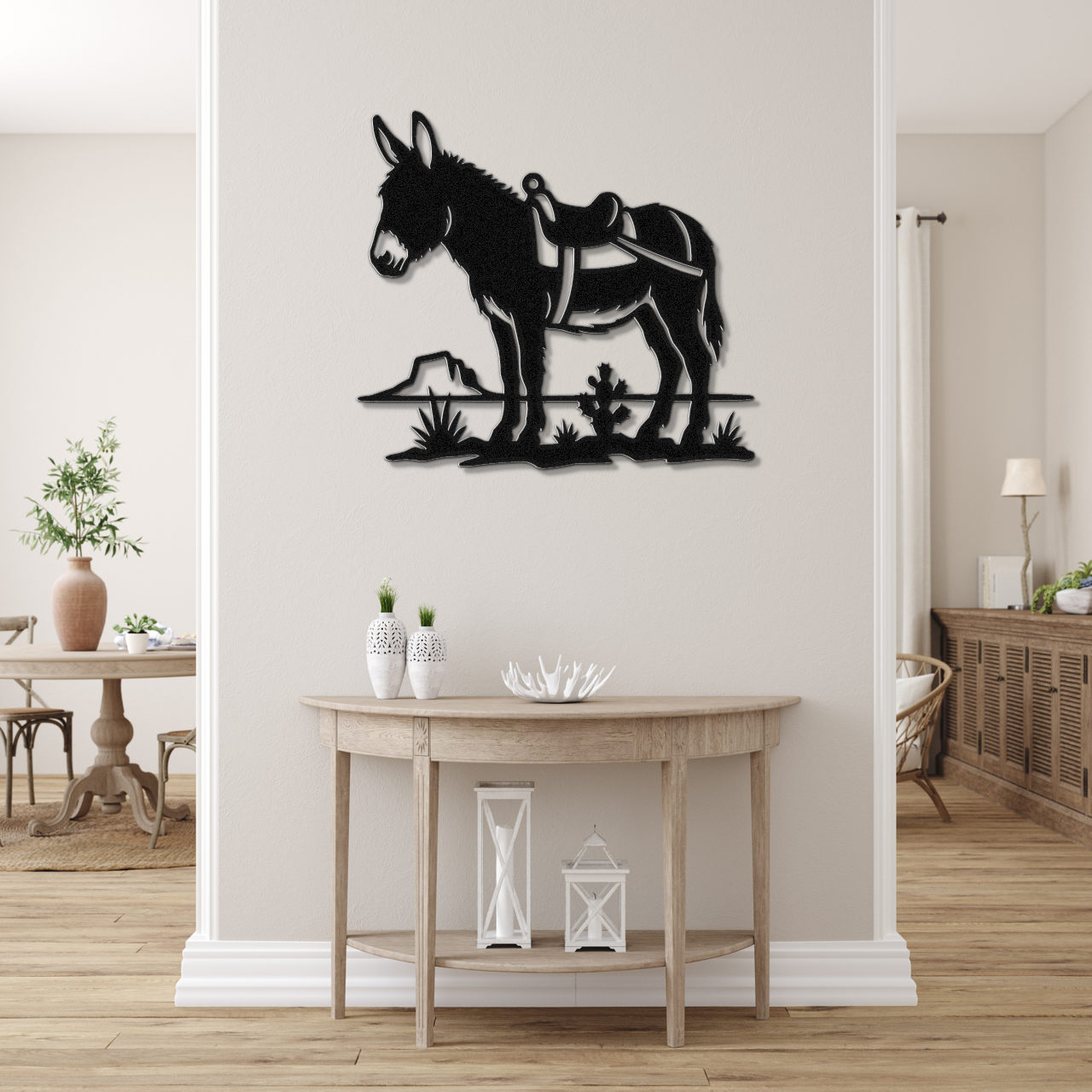 Burro Metal Wall Art
