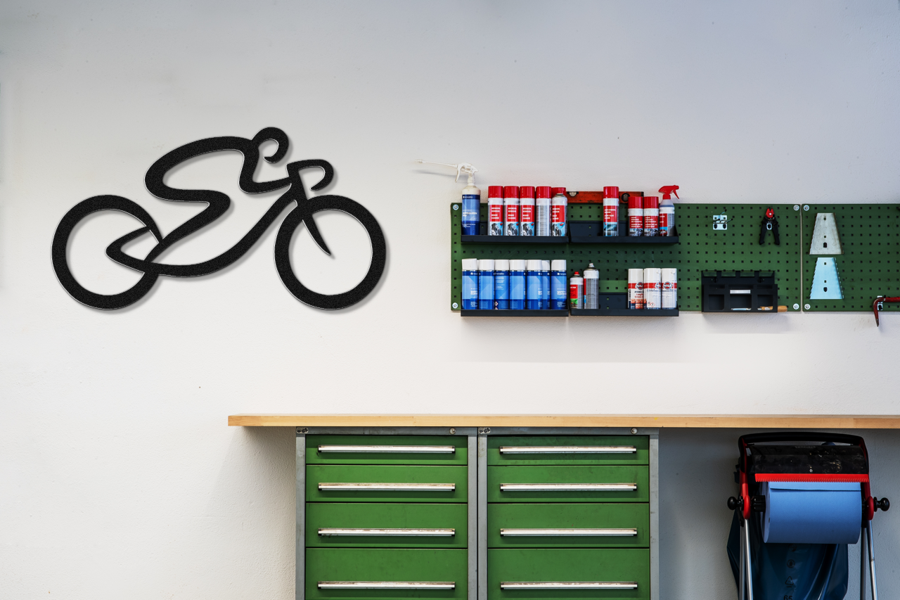 Cycling Metal Wall Art