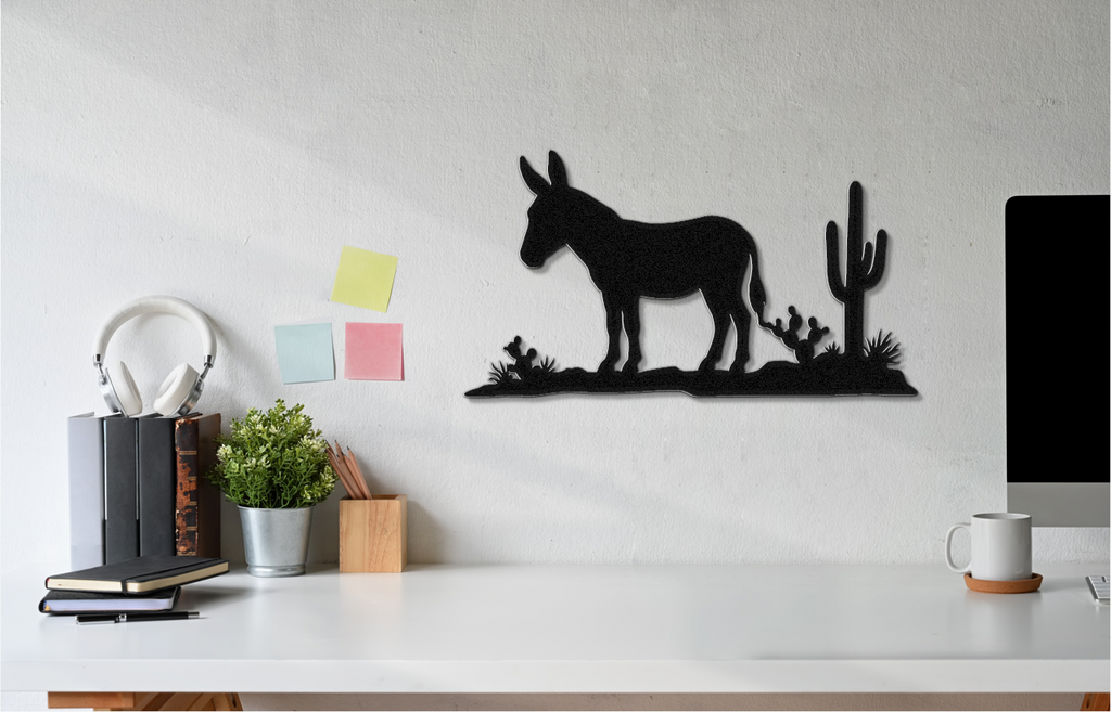 Burro Metal Wall Art
