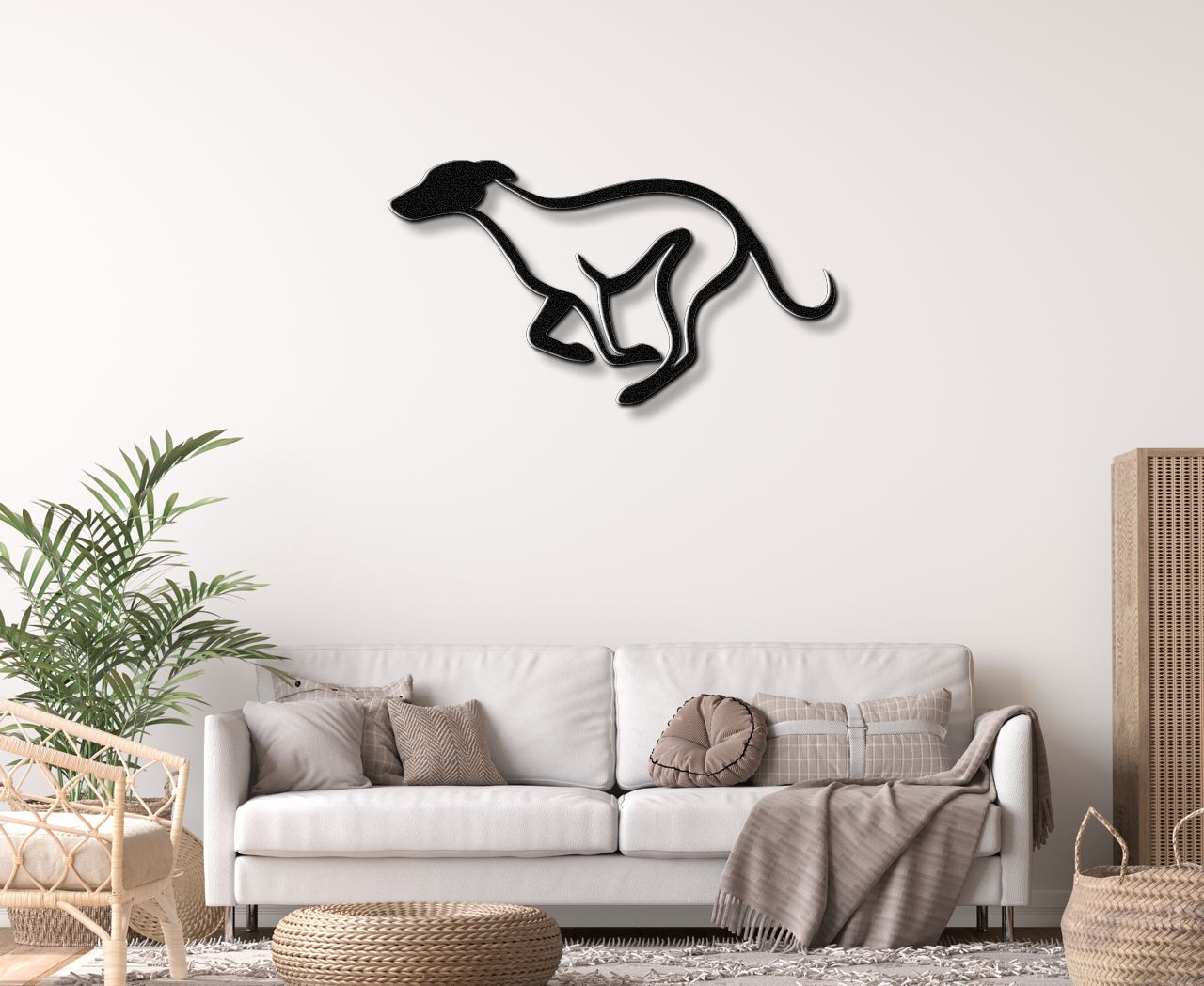 Greyhound Metal Wall Art