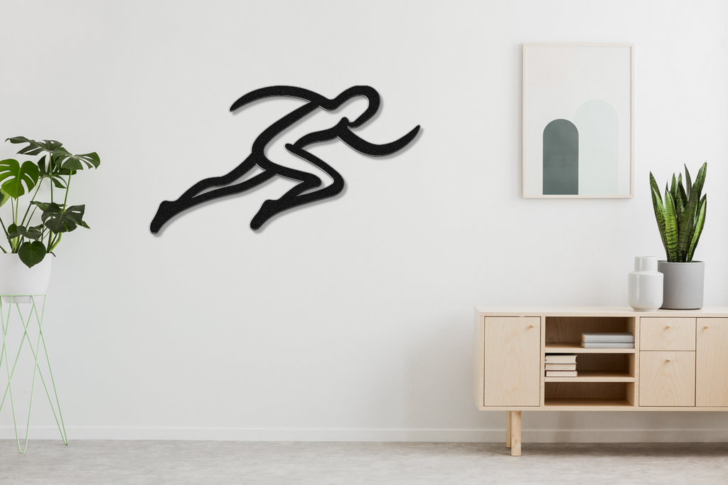 Runner Metal Wall Art