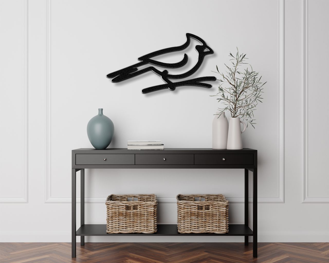 Cardinal Metal Wall Art