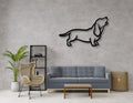 Basset Hound Metal Wall Art