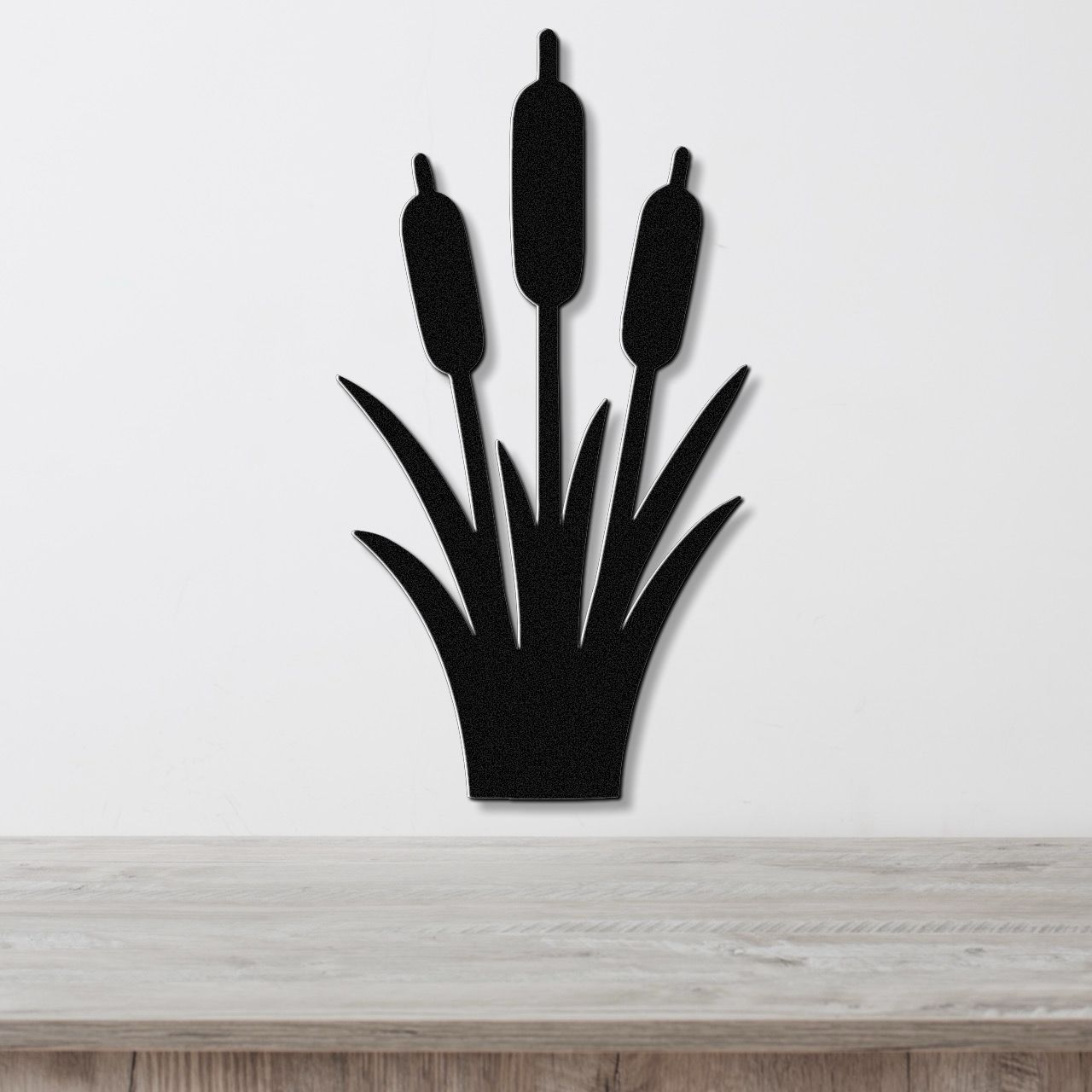 Cattail Metal Wall Art