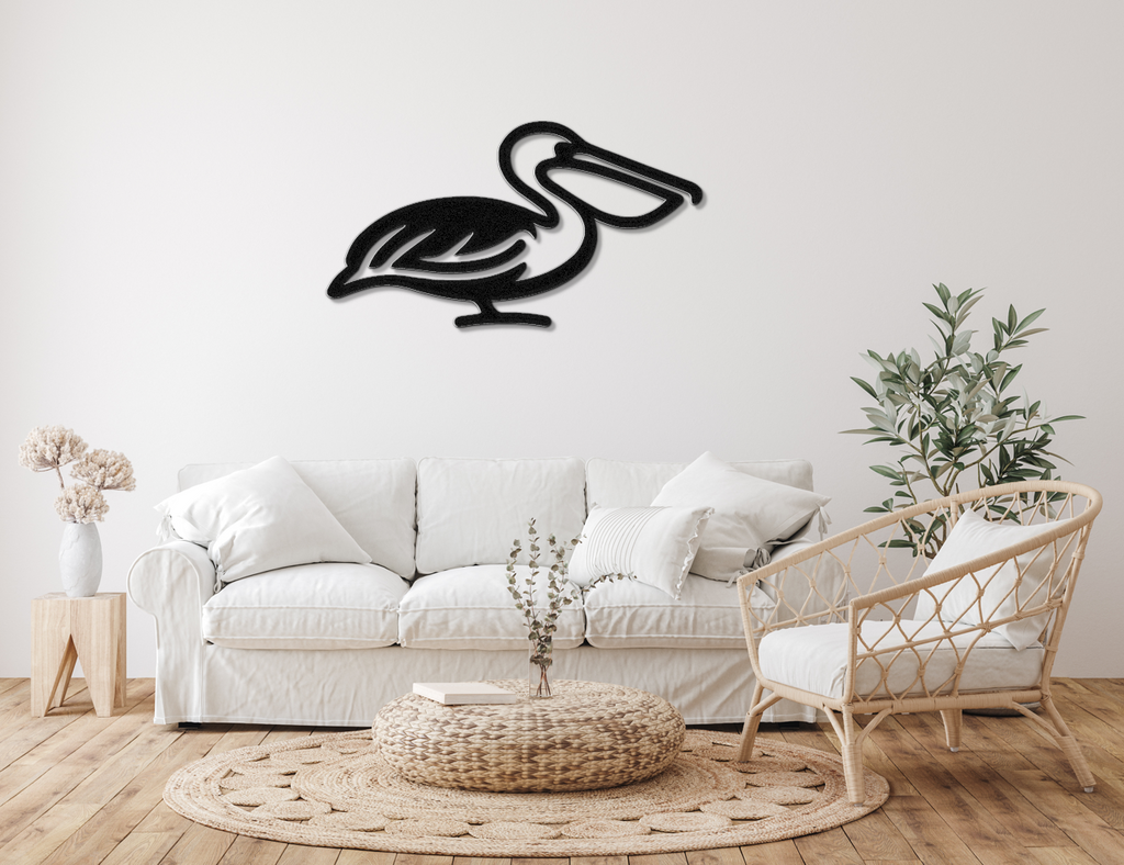 Pelican Metal Wall Art