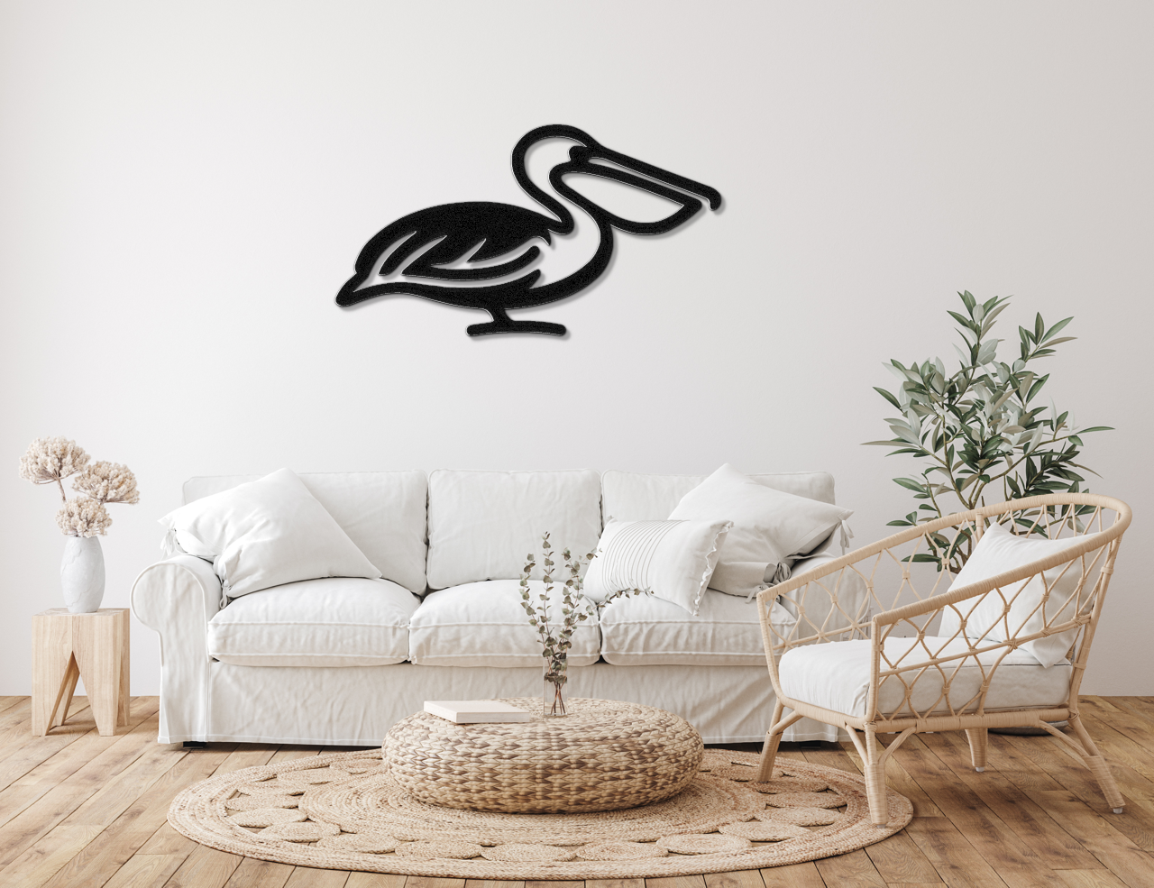 Pelican Metal Wall Art