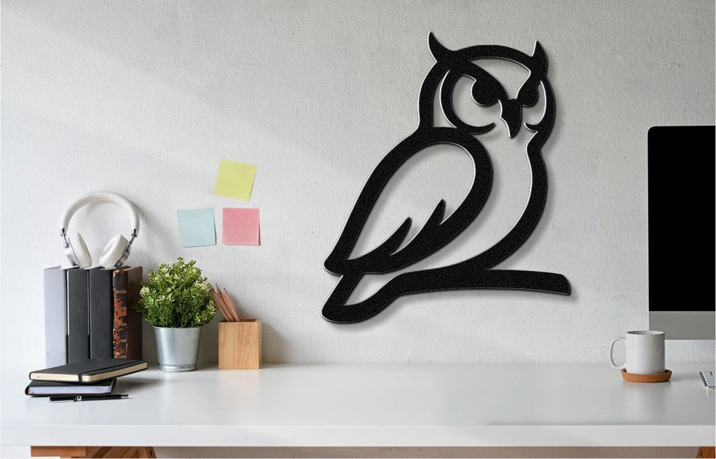 Owl Metal Wall Art