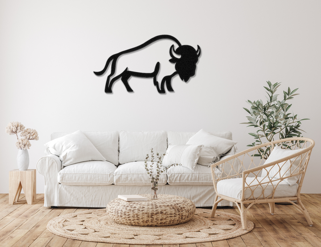 Buffalo Metal Wall Art
