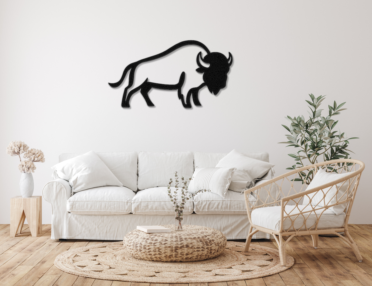 Buffalo Metal Wall Art