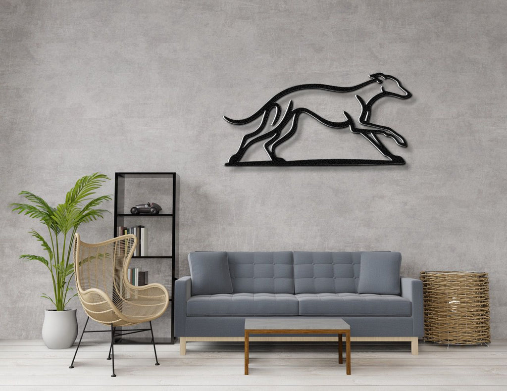 Greyhound Metal Wall Art