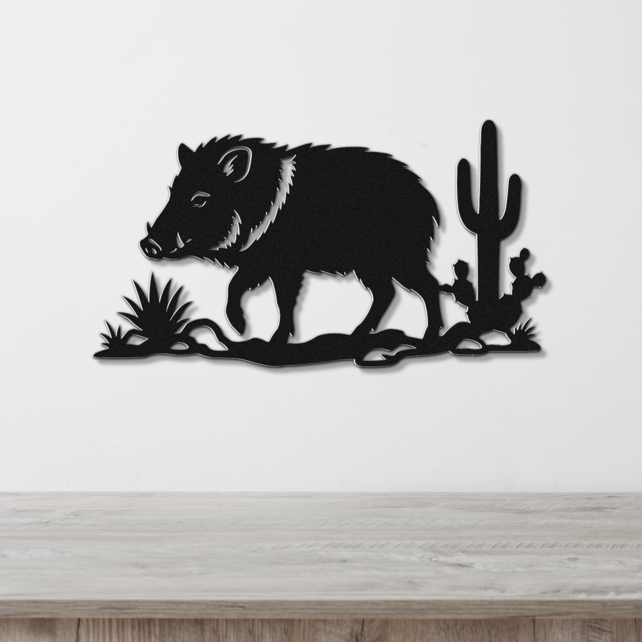 Javelina Metal Wall Art
