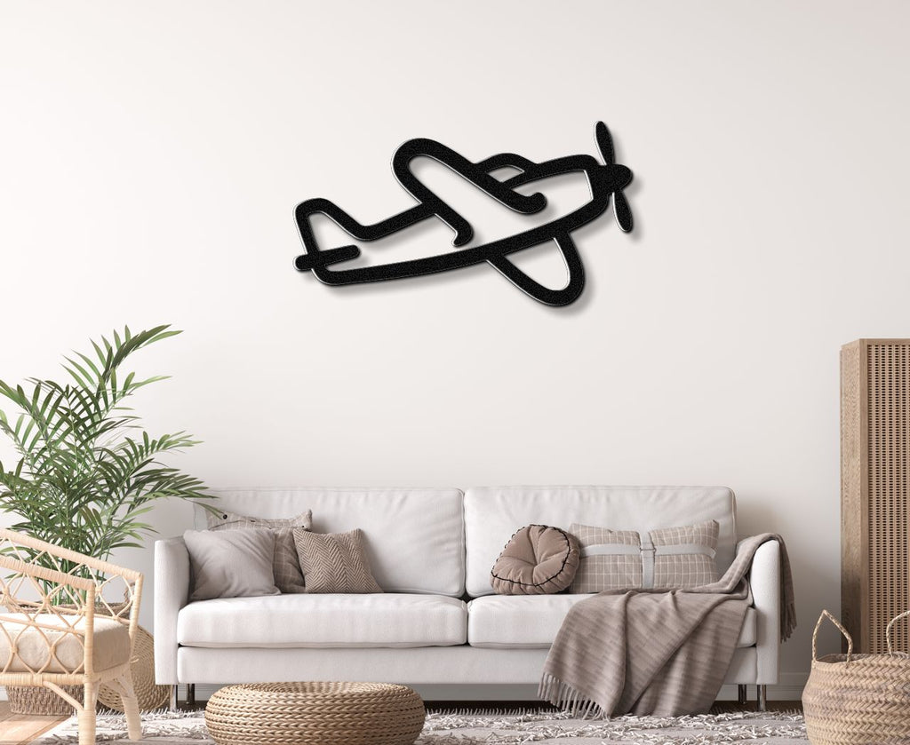 Airplane Metal Wall Art