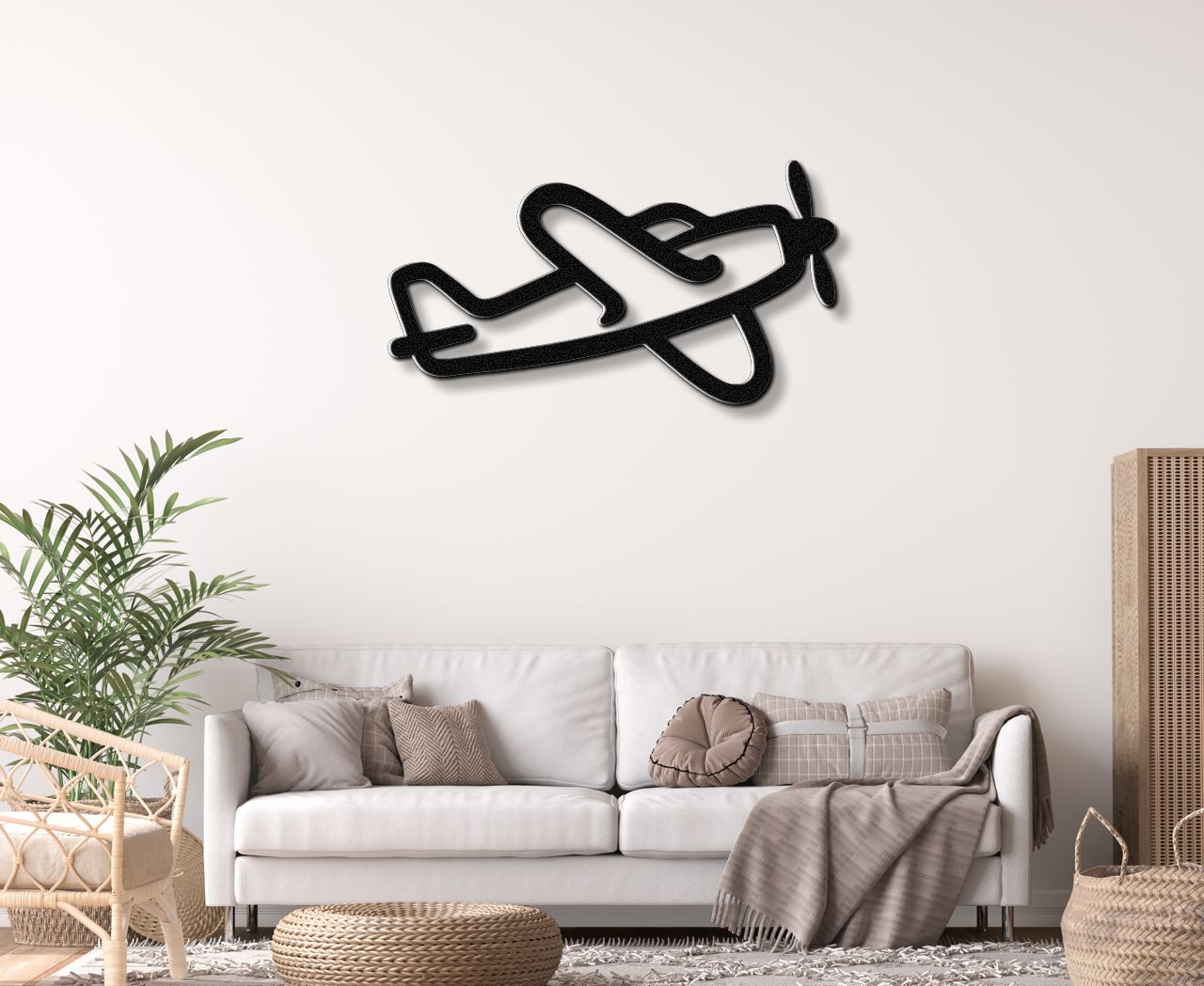 Airplane Metal Wall Art