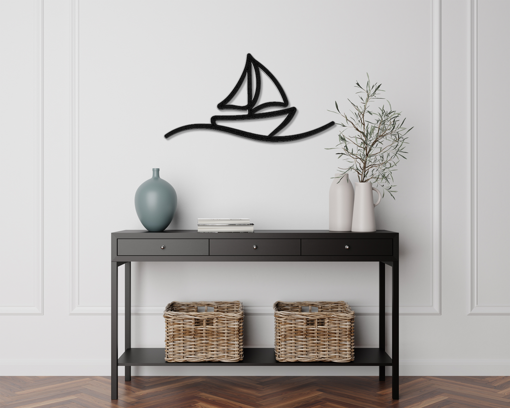 Sailboat Metal Wall Art