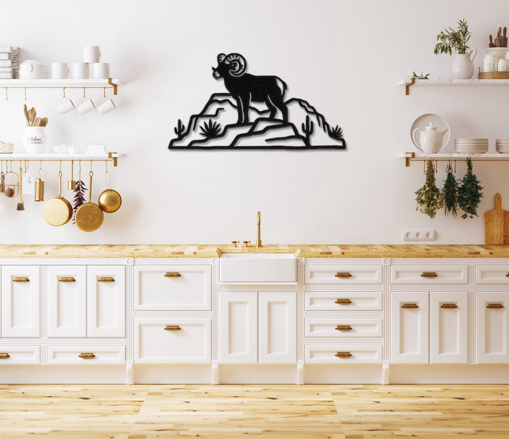 Arizona Bighorn Sheep Metal Wall Art