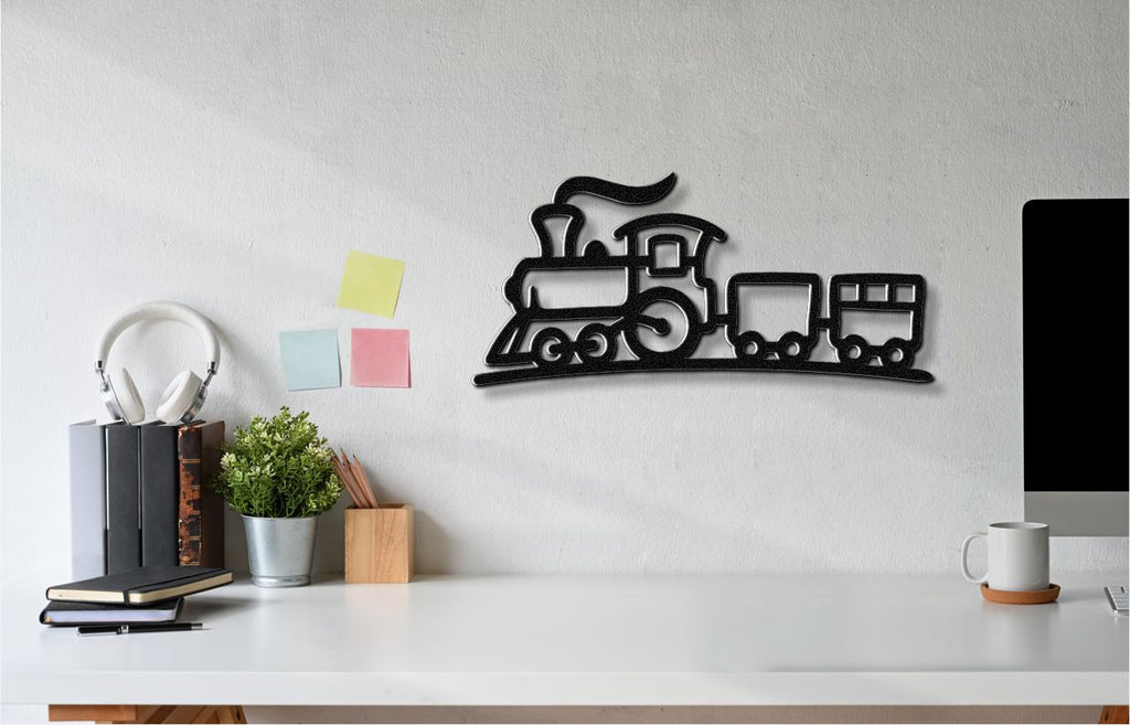 Train Metal Wall Art