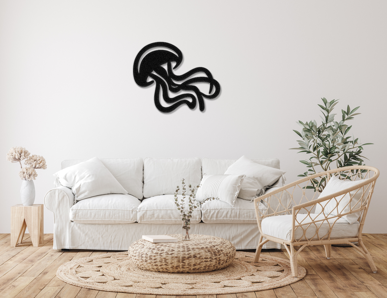 Jellyfish Metal Wall Art