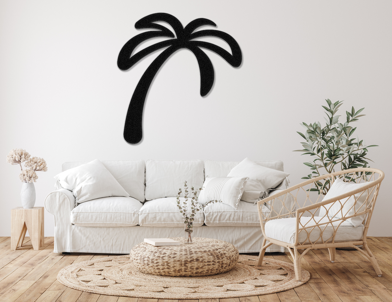 Palm Tree Metal Wall Art