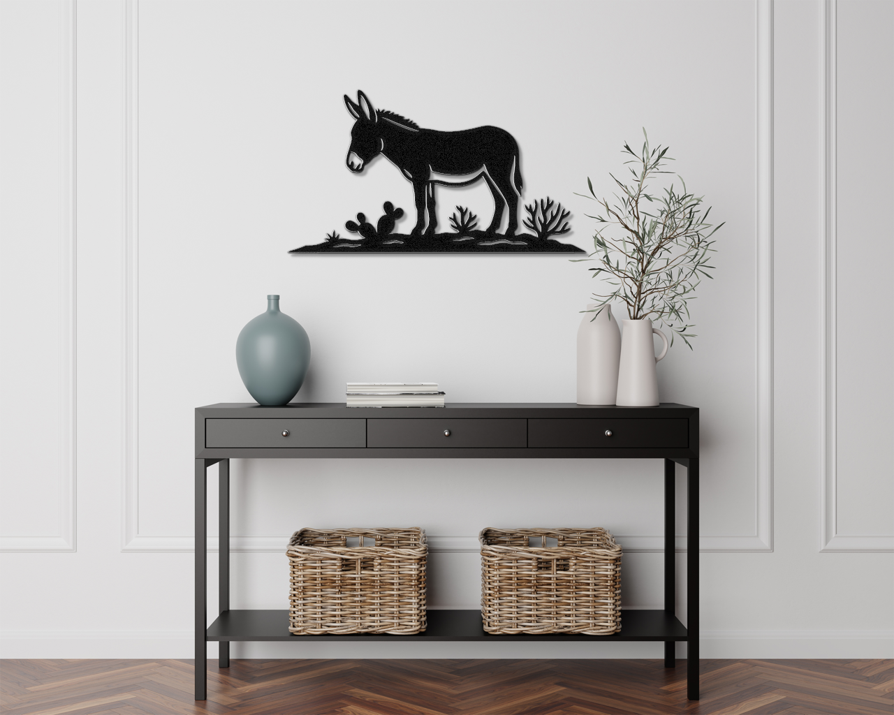 Burro Metal Wall Art