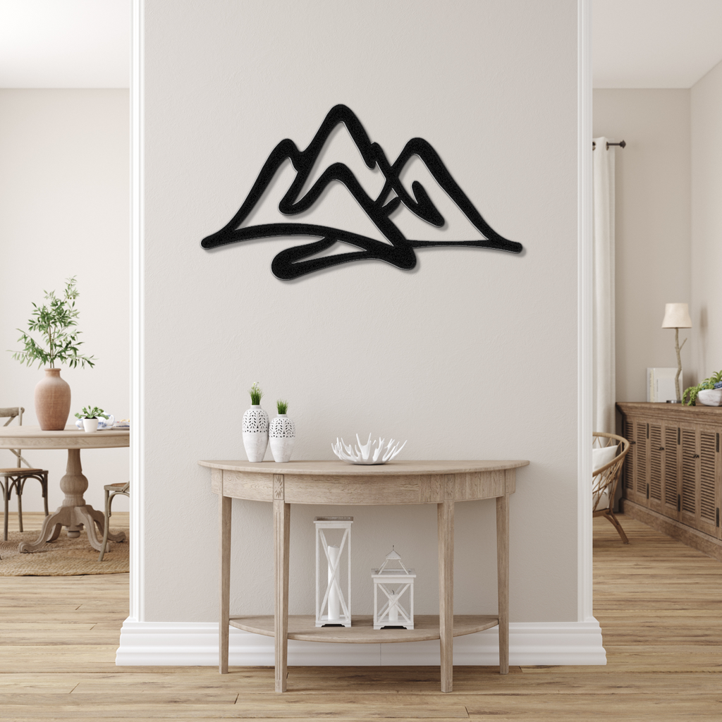 Mountains Metal Wall Art