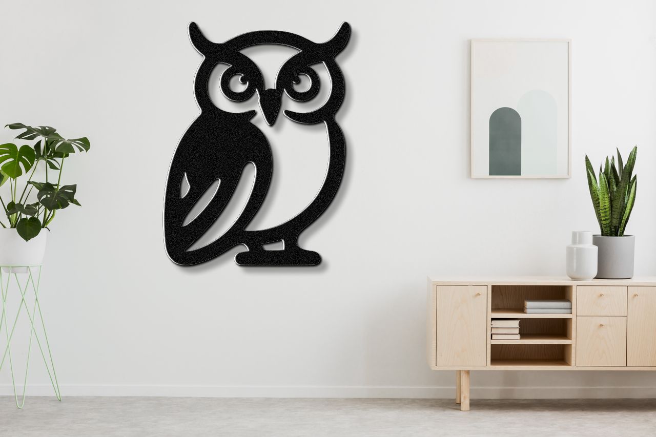 Owl Metal Wall Art