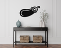 Eggplant Metal Wall Art