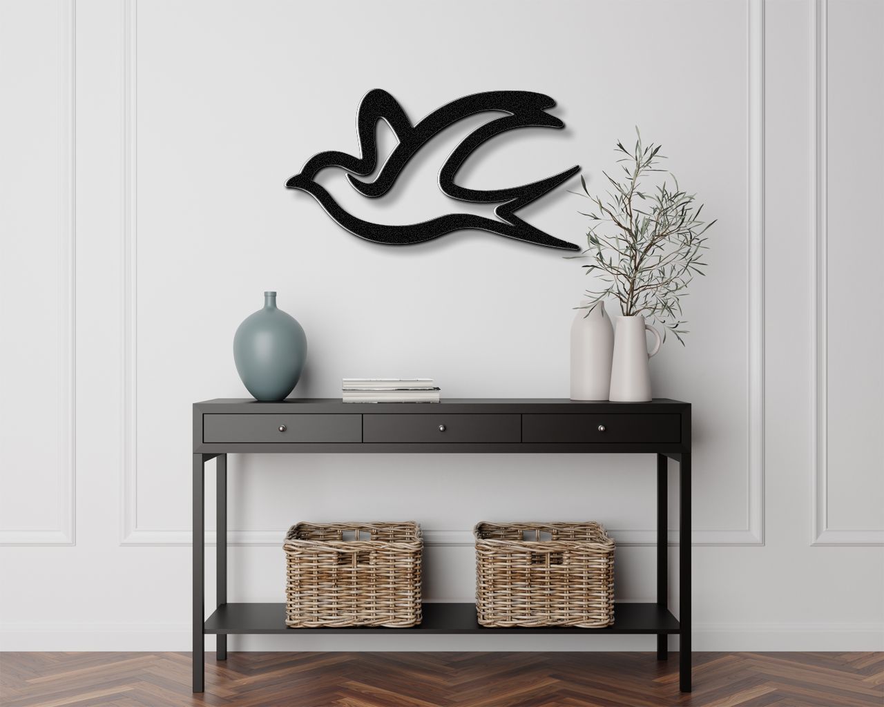 Swallow Bird Metal Wall Art