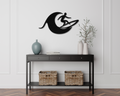 Surfer Metal Wall Art